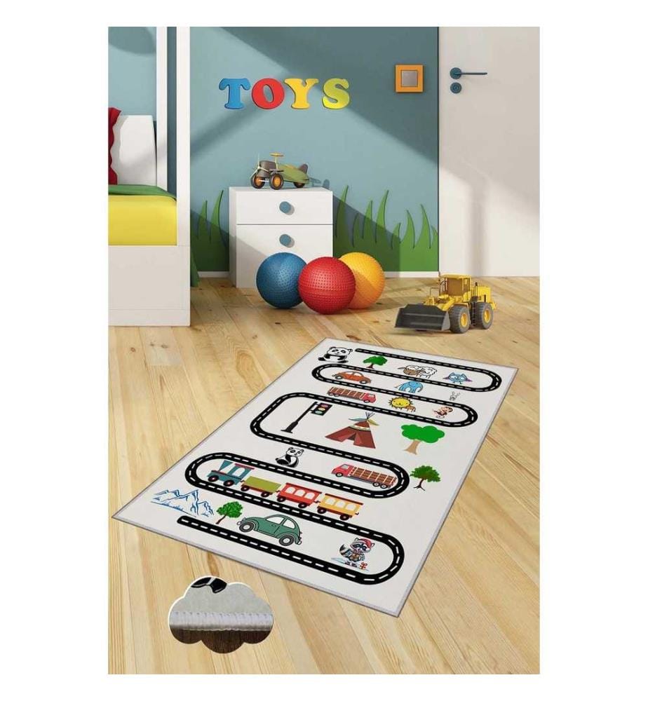 Tapis, Multicolore, 100% Polyester, 120 x 180 cm