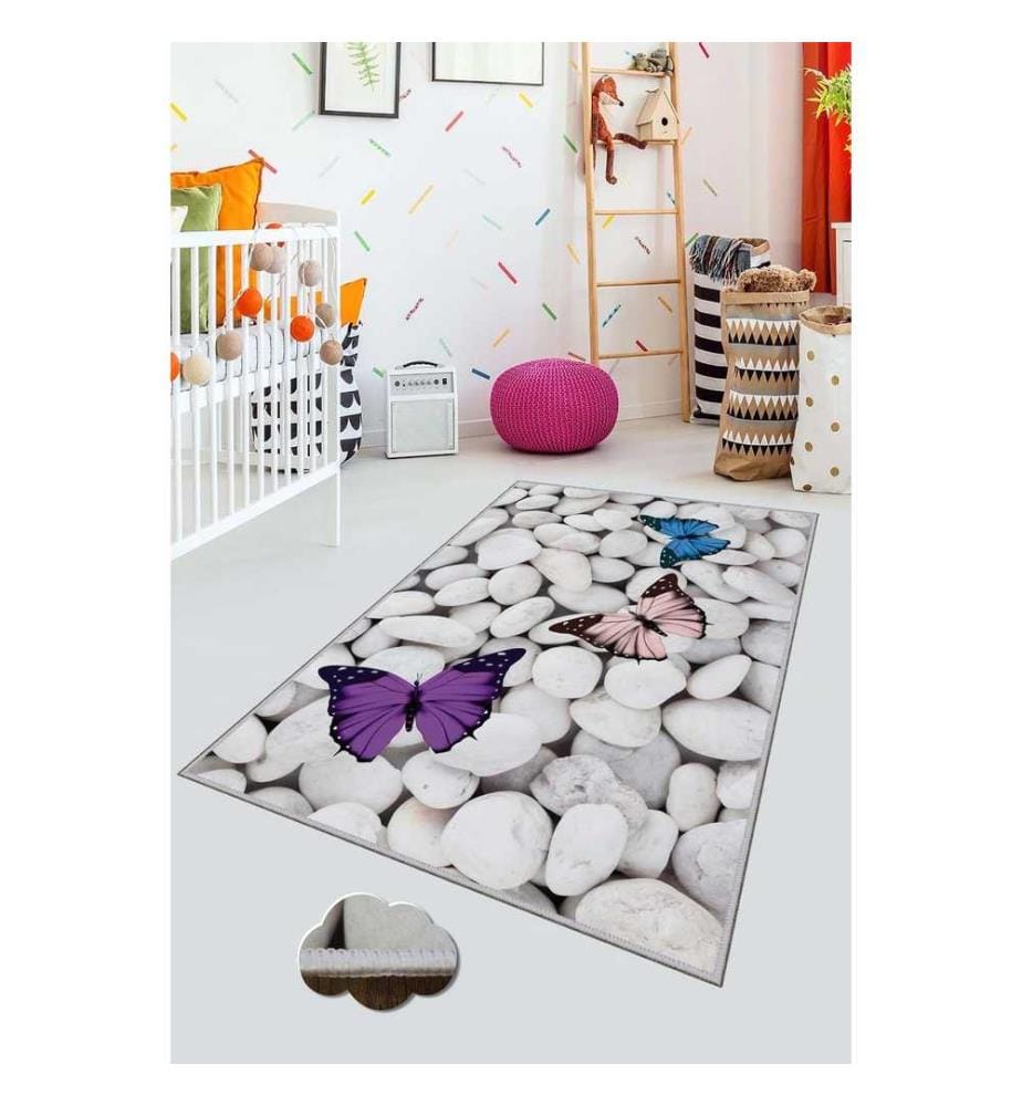 Tapis, Multicolore, 100% Polyester, 80 x 120 cm