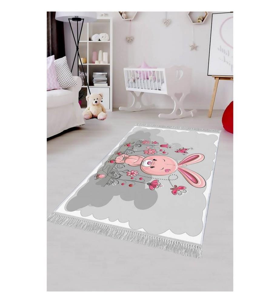 Tapis de salle, Multicolore, 100% Velours, Semelle : 100% COTON, 100 x 150 cm