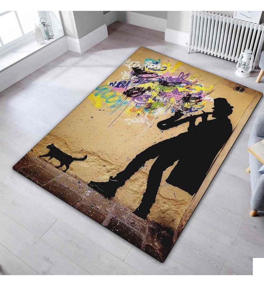 Tapis, Multicolore, 100% Polyester, 150 x 240 cm