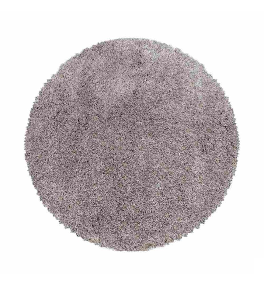 Tapis, beige, 100% polyester, 120 x 120 cm