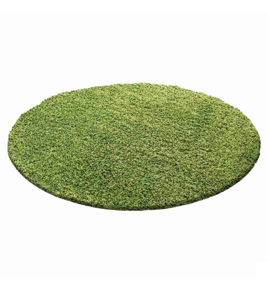 Tapis, vert, 100% polypropylène, diamètre : 160 cm