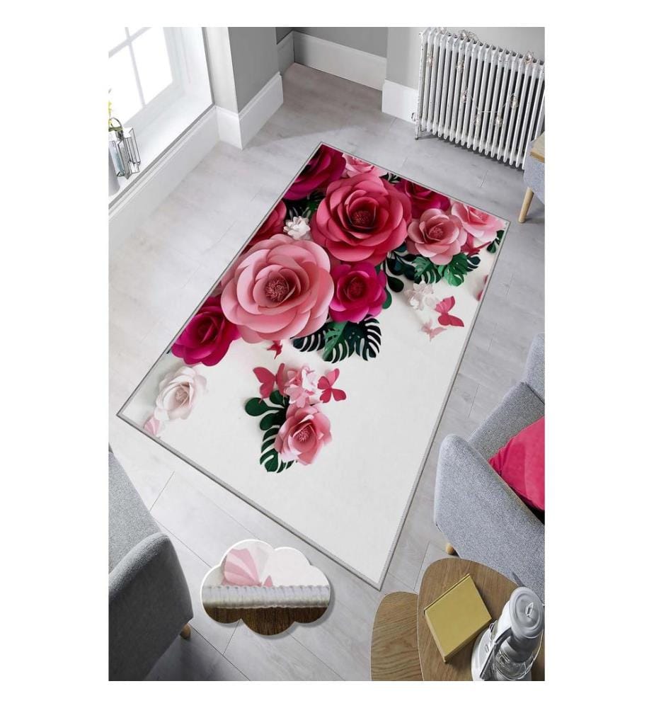 Tapis, multicolore, 100% polyester, 50 x 80 cm