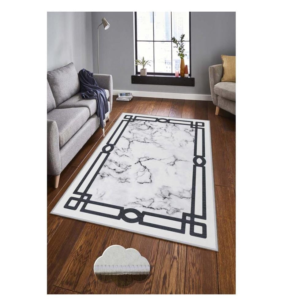Tapis, multicolore, 100% polyester, 50 x 80 cm