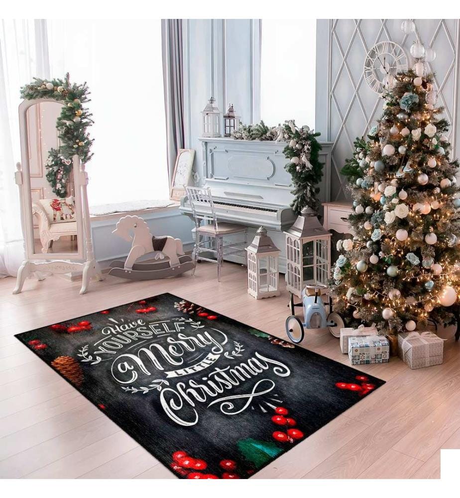 Tapis, multicolore, 70% coton / 30% chenille, 80 x 50 cm