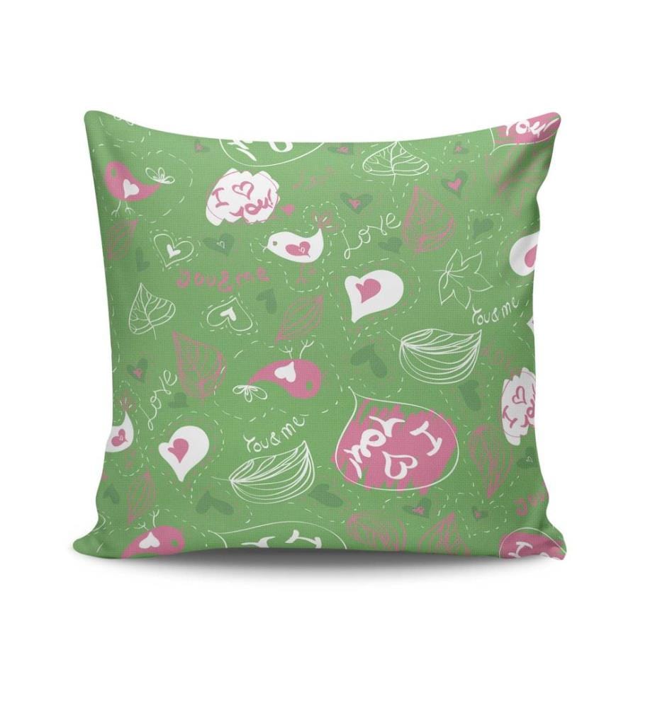 Housse de coussin, Multicolore, 50% Coton / 50% Polyester