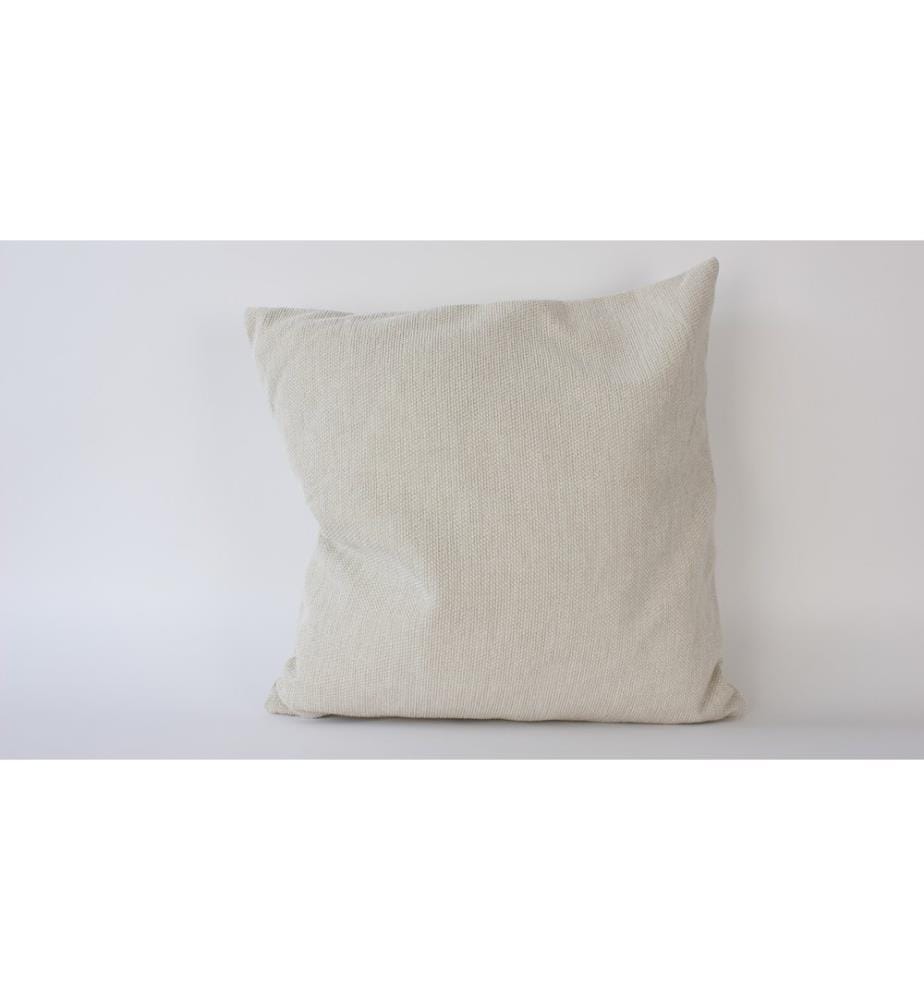Housse de coussin, crème, 100 % CHENILLE