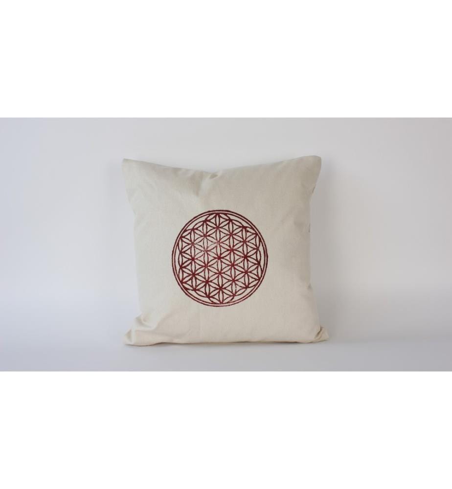 Housse de coussin, crème, 100 % LIN