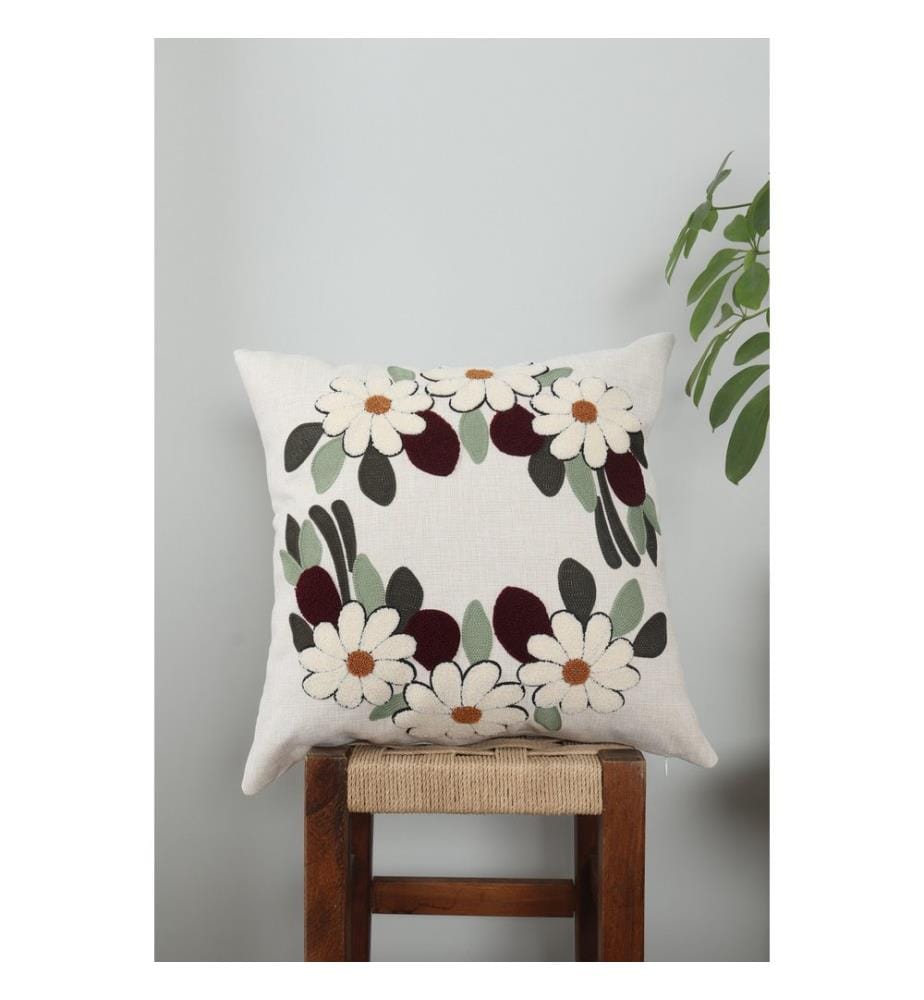 Housse de coussin, multicolore, 100 % LIN