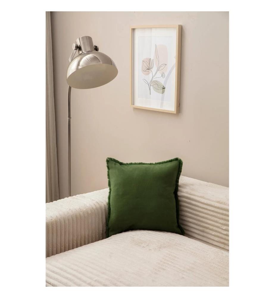Housse de coussin, vert, tissu : 100 % POLYESTER