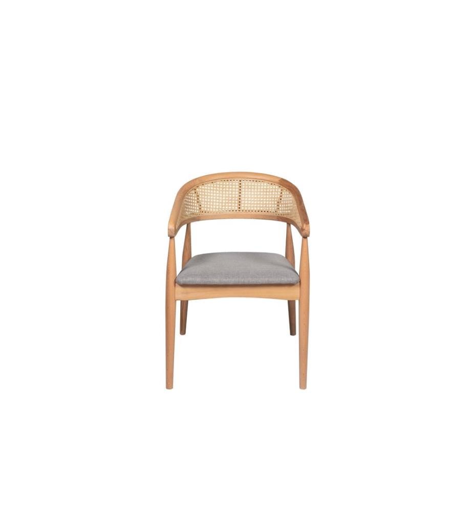 Chaise, naturelle, bois de hêtre, tissu : Lin