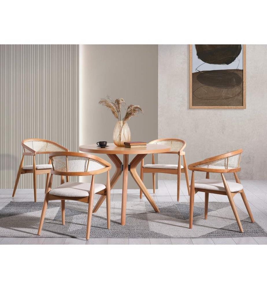 Table à manger, naturel, 100 % BOIS DE HÊTRE
