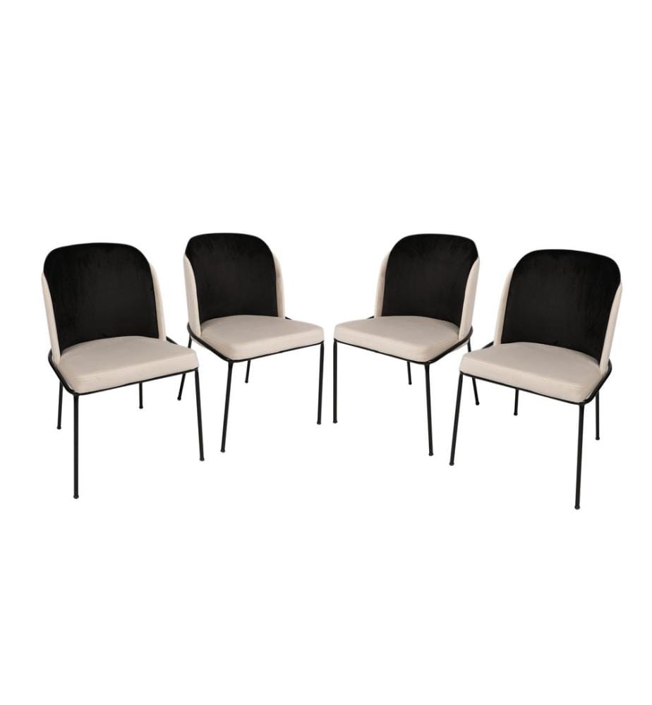 Noir, Crème, Chaise De Bureau, 86X54X55 cm,