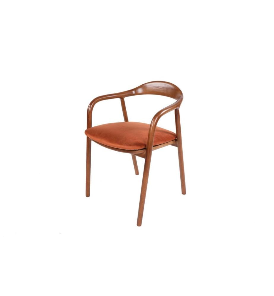 Chaise, Carreau Rouge, Bois Cadre