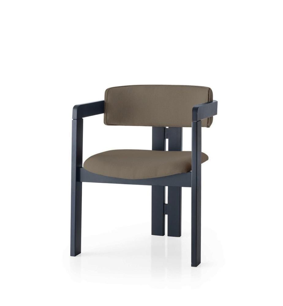 Chaise, Noir, Marron, Châssis : Bois
