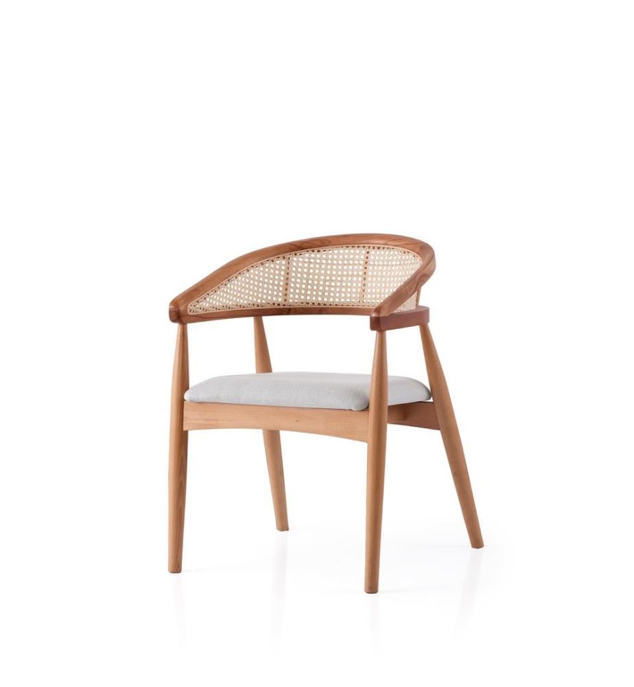 Chaise, chêne, crème, structure : 100 % BOIS DE HÊTRE, assise : 100 % CONTREPLAQUÉ