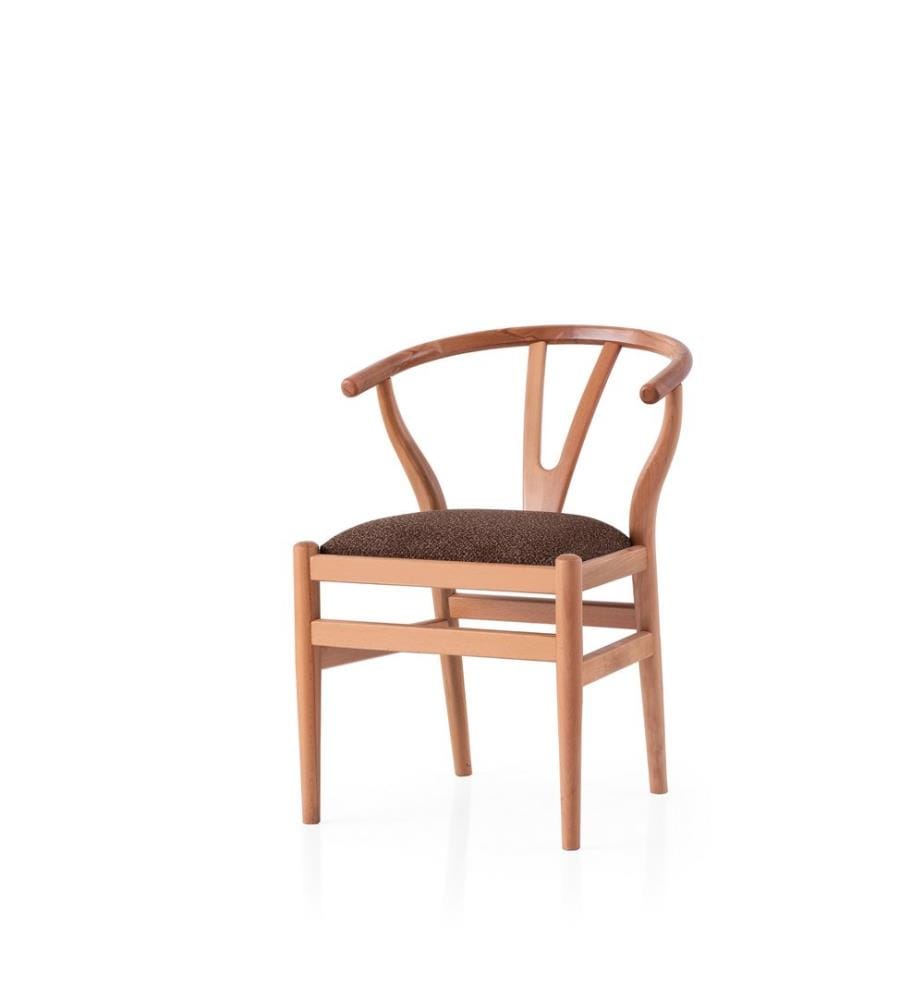 Chaise, chêne, marron, structure : 100 % BOIS DE HÊTRE, assise : 100 % CONTREPLAQUÉ