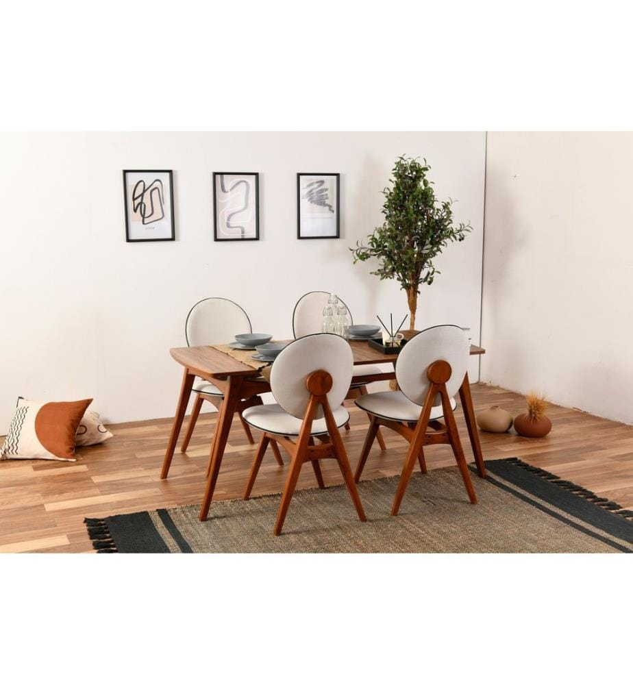 Couleur Noix, Crème, Tables Basses, 92X47X45 cm, Bois Cadre De Calcul