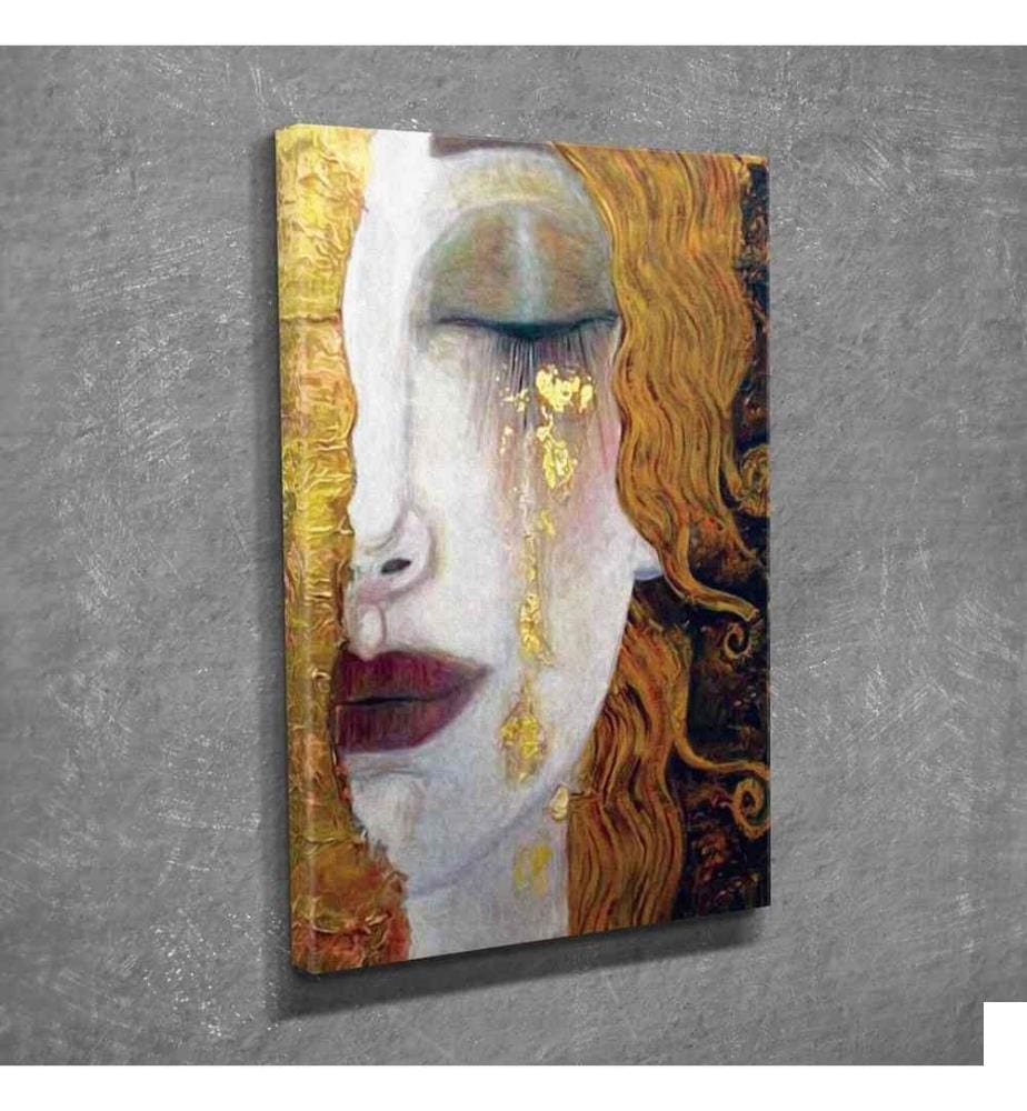 Peinture décorative sur toile, multicolore, toile, cadre en bois