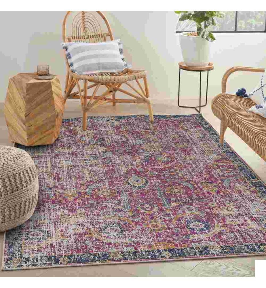 Tapis, Multicolore, 70% Coton - 30% Polyester, 80 x 150 cm