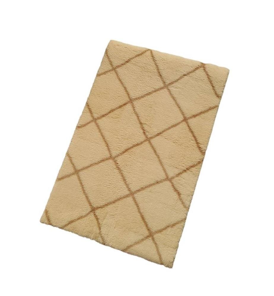 Tapis, Beige, 100% Polyester, 50 x 80 cm