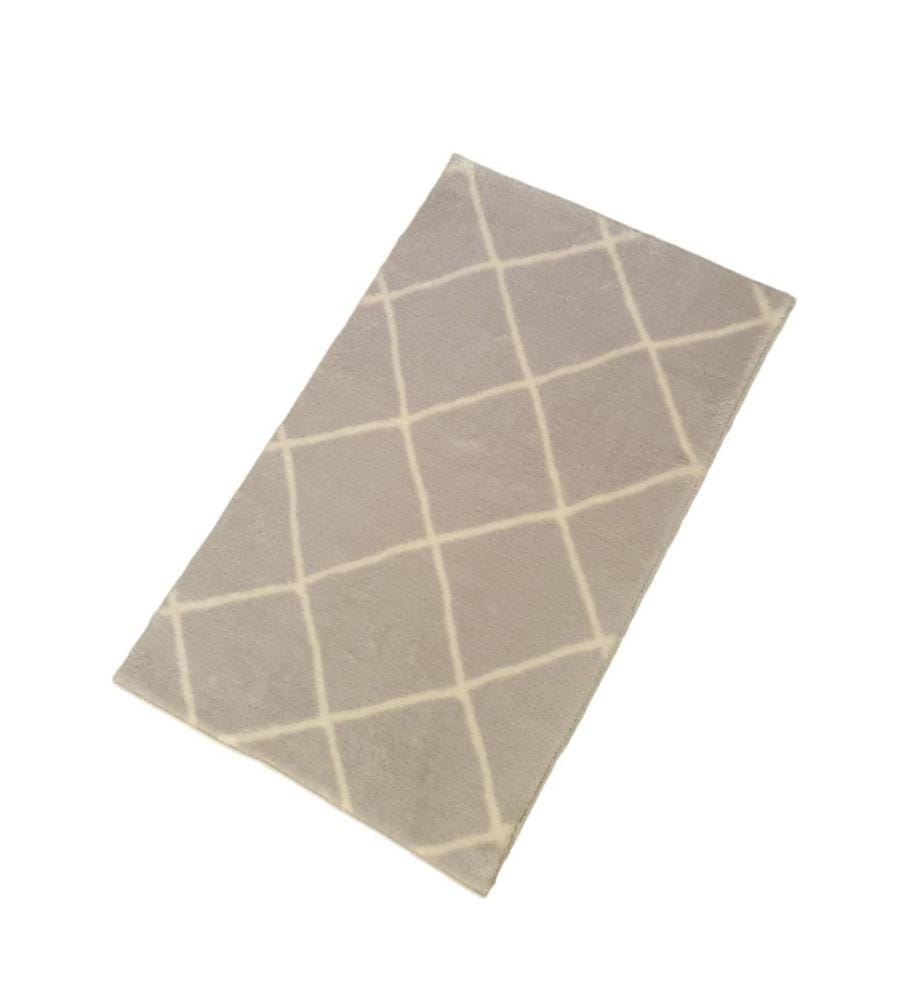 Tapis, gris, 100% polyester, 50 x 80 cm