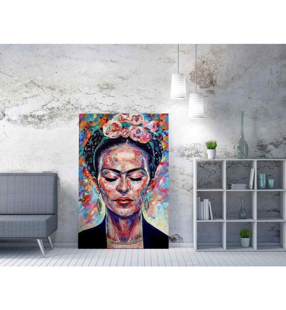 Peinture décorative sur toile, Multicolore, 50% coton - 50% polyester