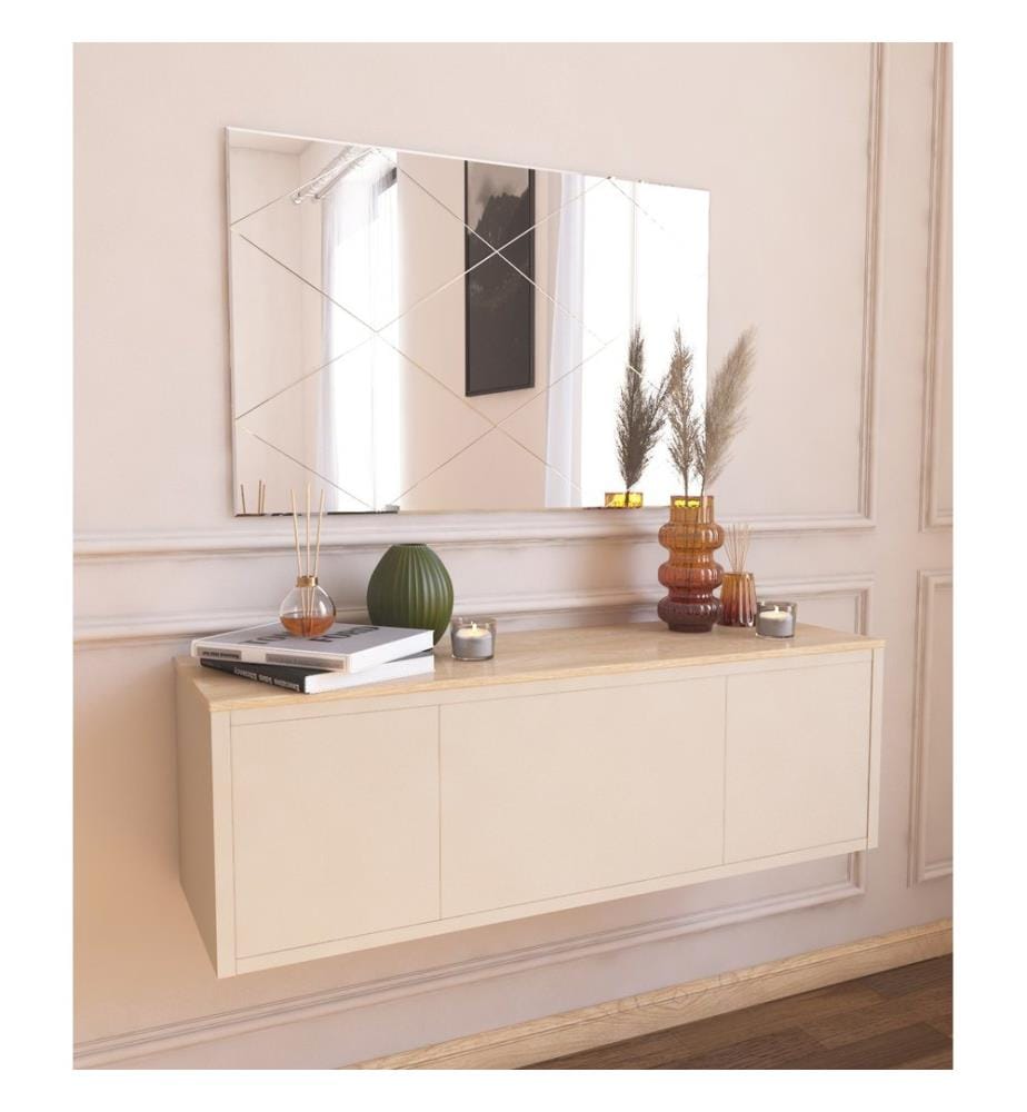 Miroir, Blanc, MDF