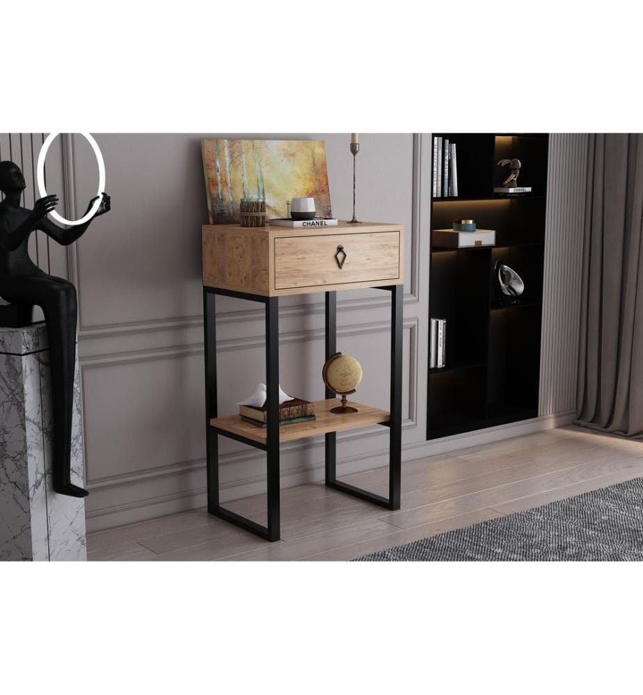 Commode, pin, panneau de particules 100 % mélaminé