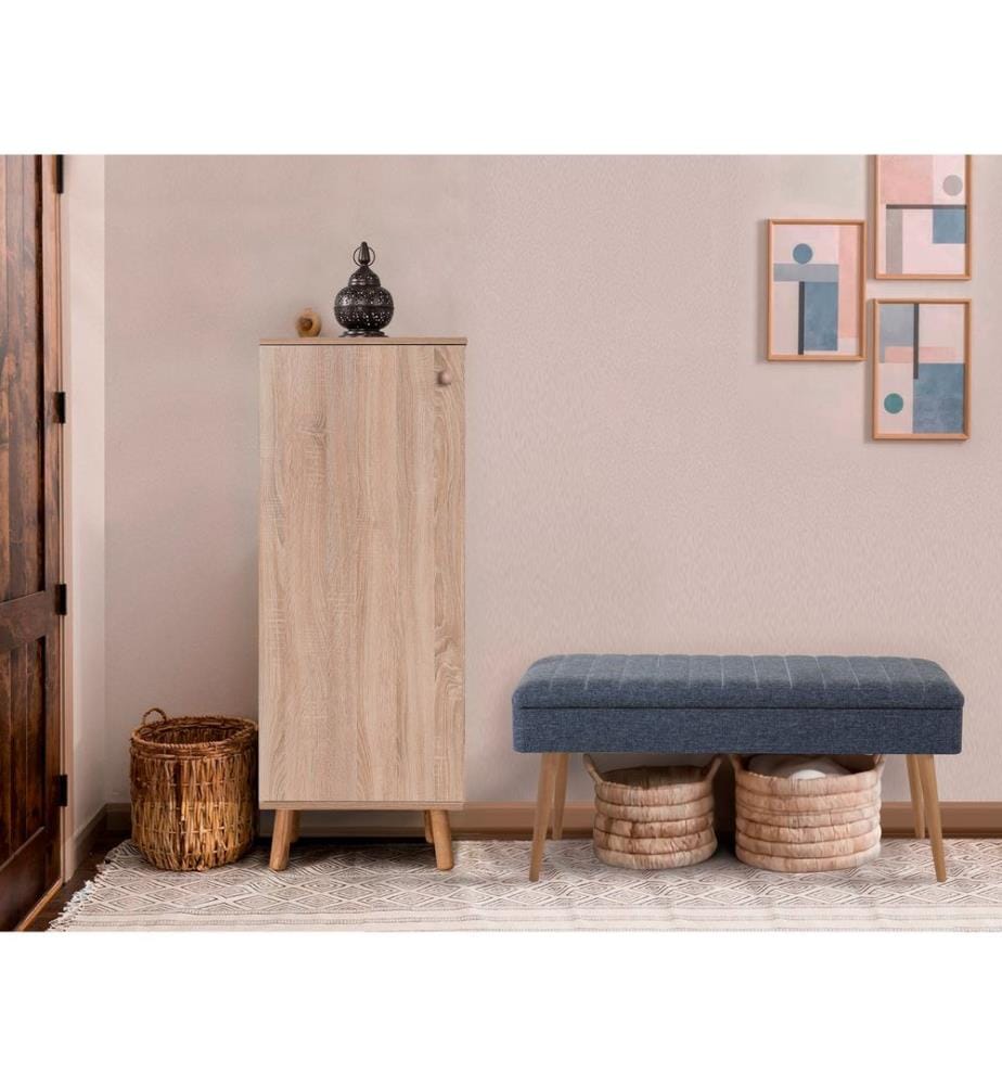 Ensemble de meubles de couloir, Sonomo, Bleu foncé, Panneau de particules mélaminé