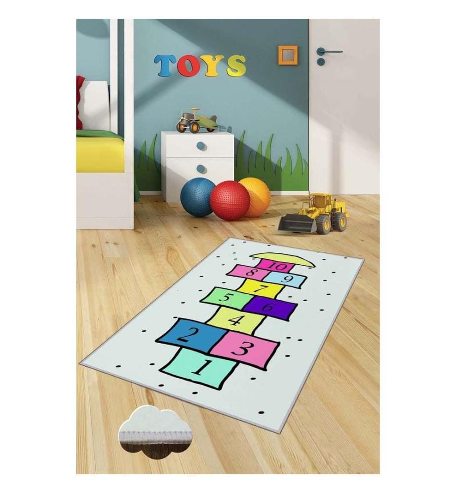 Tapis, Multicolore, 100% Polyester, 140 x 220 cm