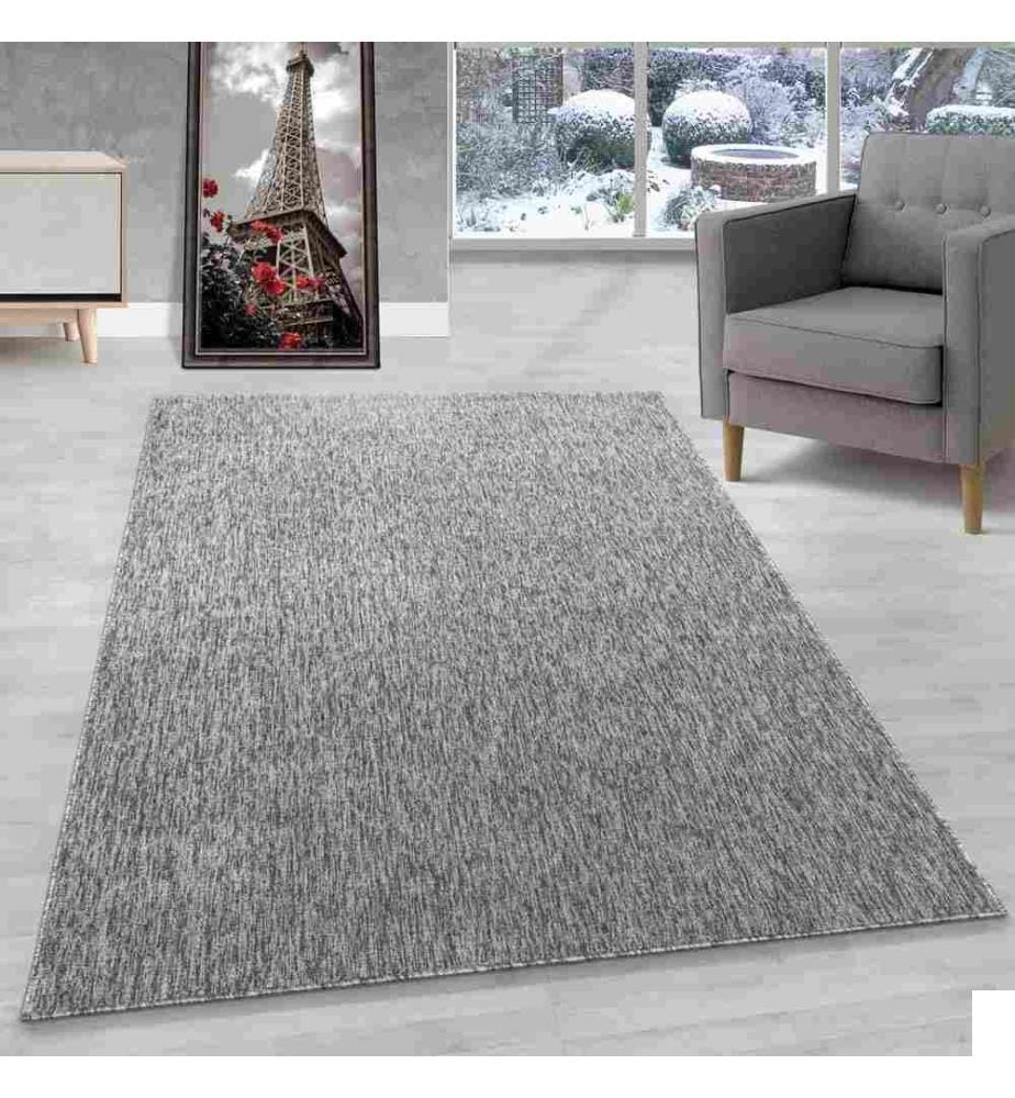 Tapis, gris clair, 100% polypropylène, 120 x 170 cm