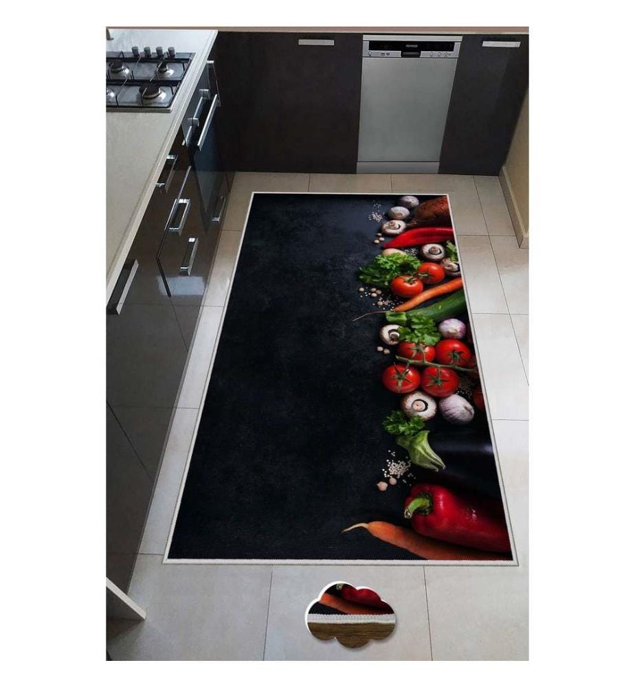 Tapis, 60 x 100, , Multicolore, Polyester, 850 gr-m²,