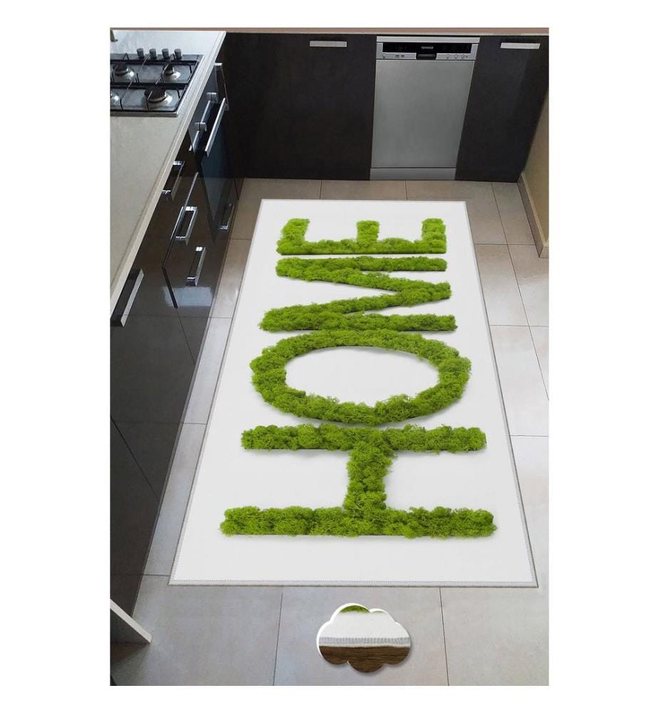 Tapis, multicolore, 100% polyester, 50 x 80 cm