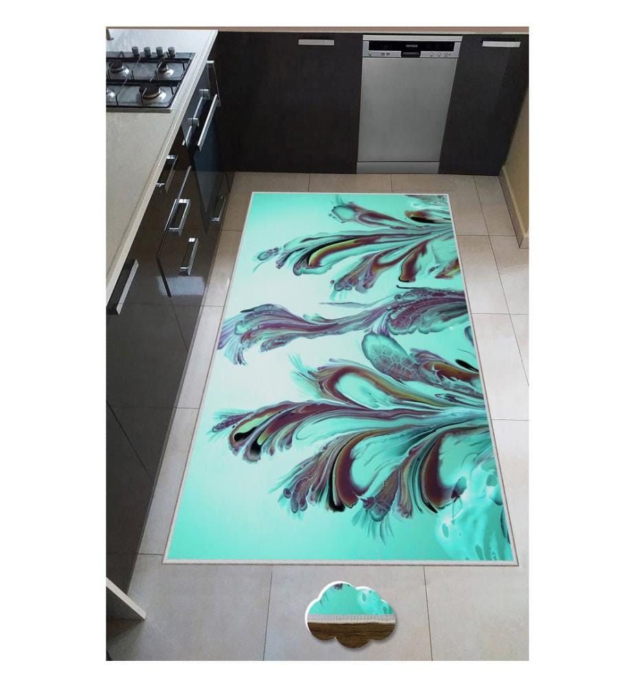 Tapis, multicolore, 100% polyester, 50 x 80 cm