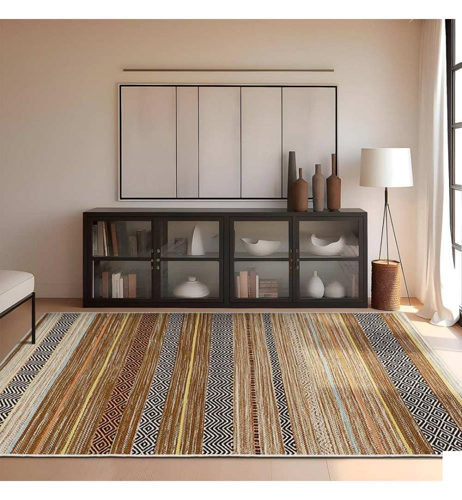 Tapis, multicolore, 100% polyester, 50 x 80 cm