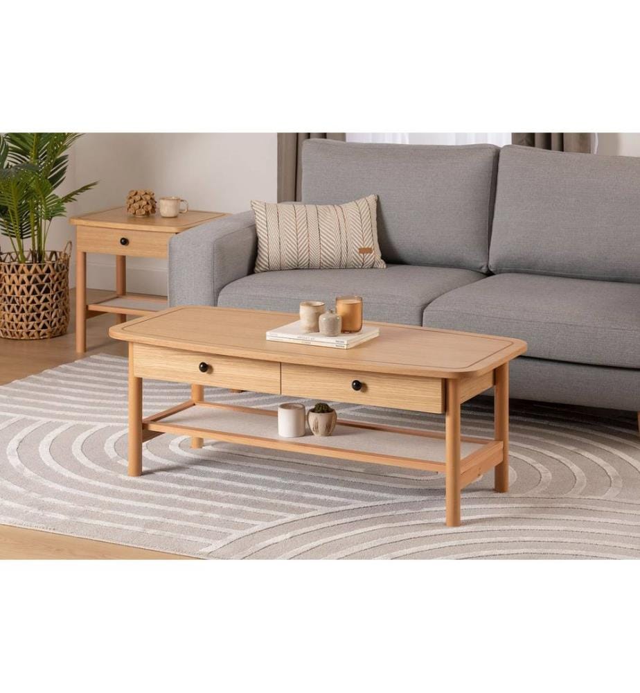 Table basse, naturelle, en bois, 100 % MDF