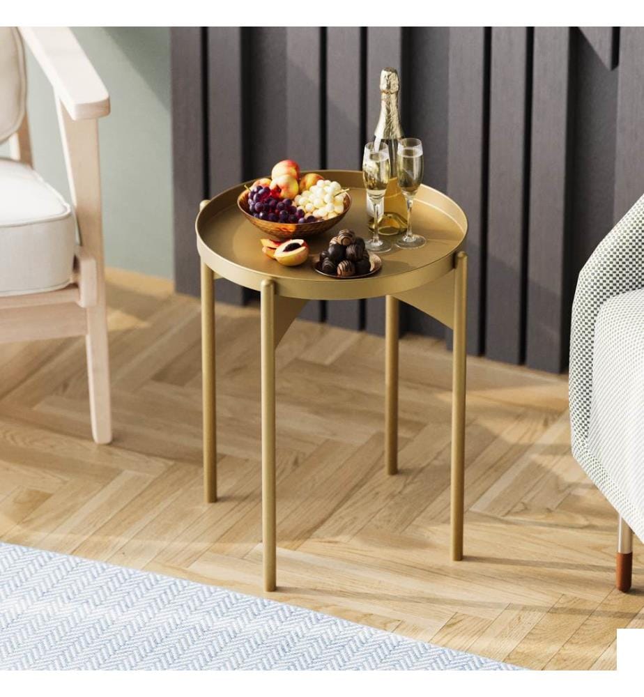 Table à café, Gold, Métal