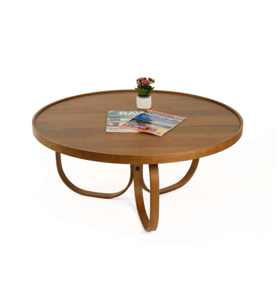 Table basse, noyer, 100 % BOIS MASSIF