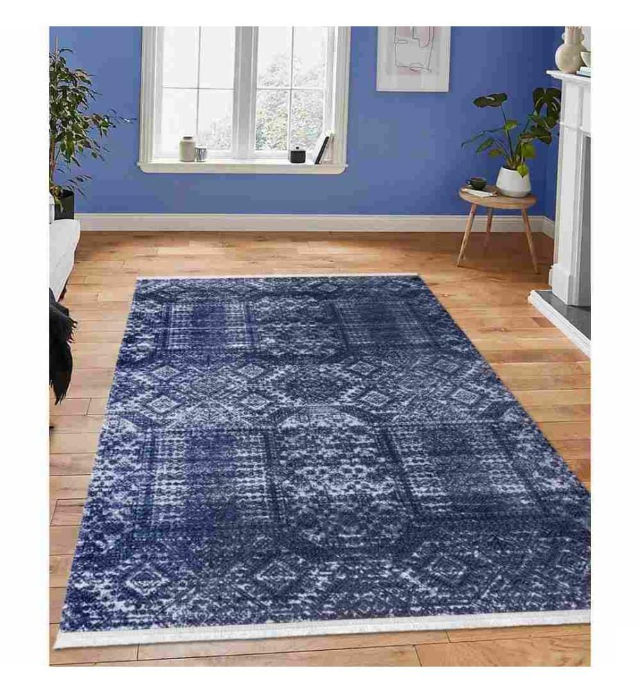 Tapis de salle, multicolore, 100 % tissu velours, 100 x 300 cm