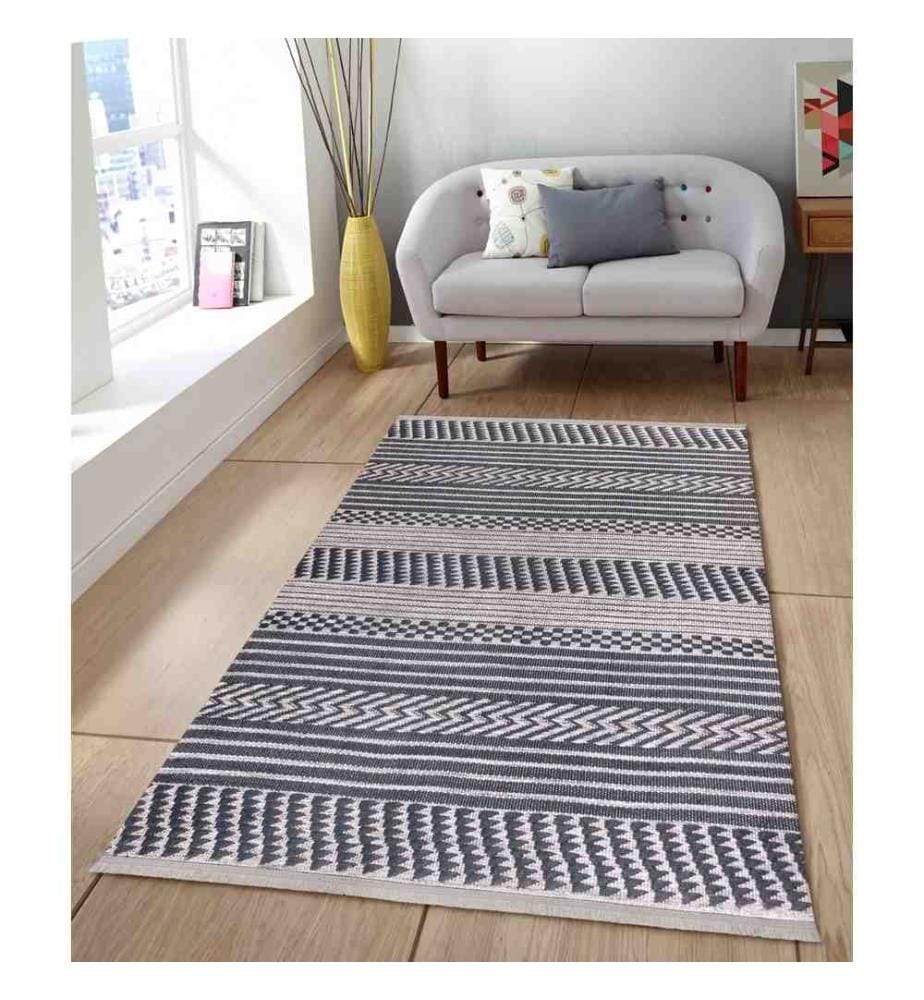 Tapis de salle, multicolore, 100 % tissu velours, 80 x 300 cm