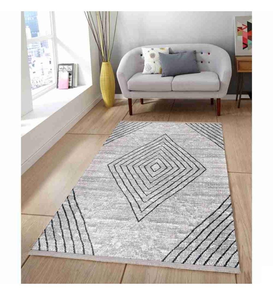 Tapis de salle, multicolore, 100 % tissu velours, 80 x 200 cm