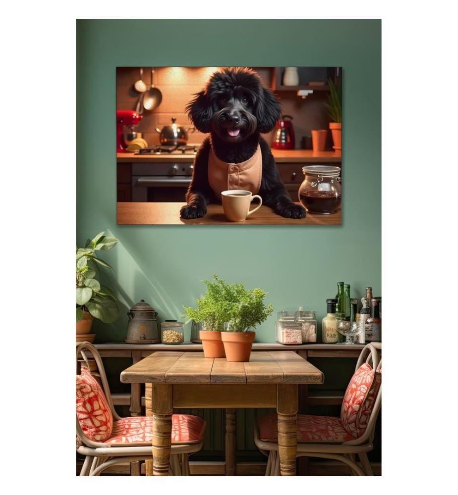 Peinture décorative sur toile, multicolore, 100 % TOILE