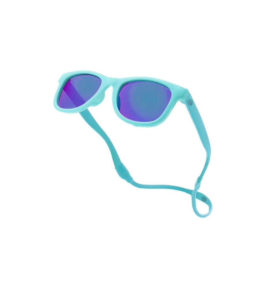Baby Sunnies - Lunettes de soleil pour bébé avec ruban Bleu clair
