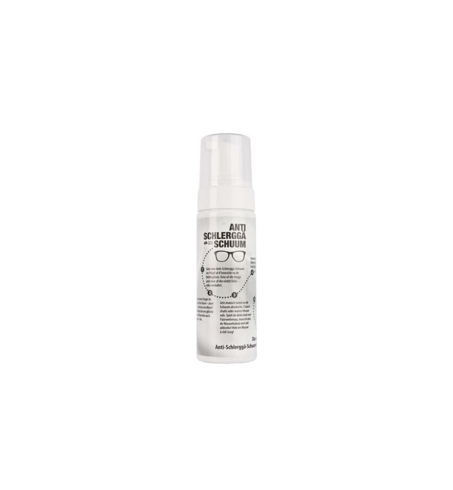 Anti-Schlerggä-Schuum - Nettoyant pour lunettes Anti-Schlerggä-Schuum - Bouteille de mousse 150 ml