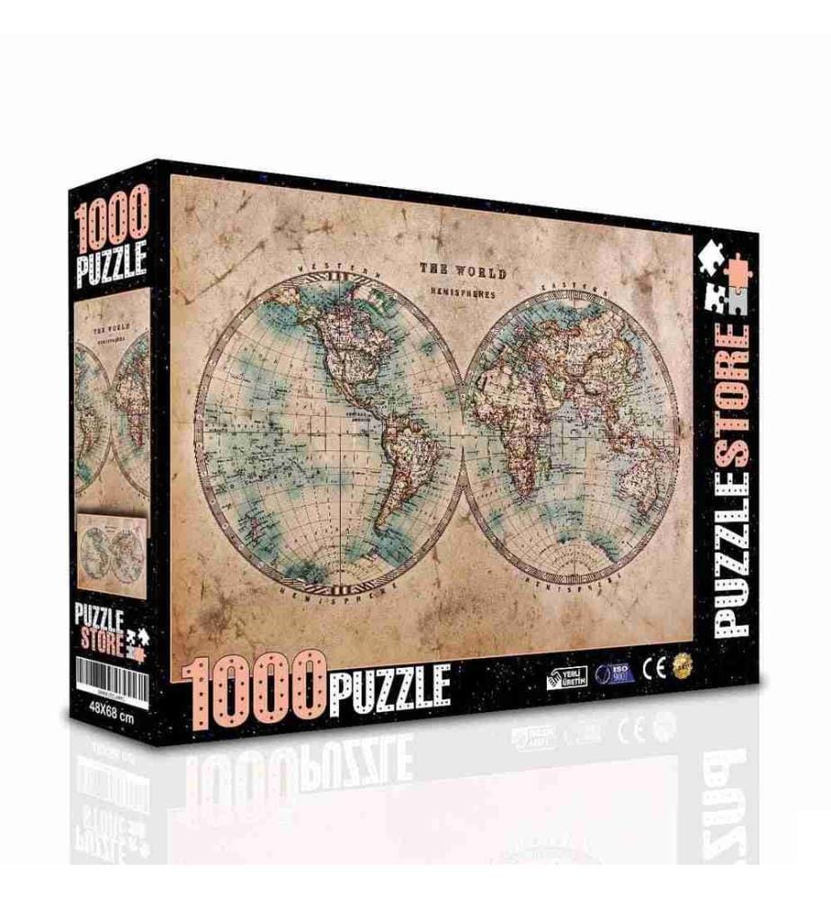 Puzzle, Multicolore, Carton