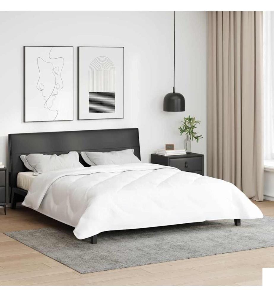 Couette Blanc 200 x 155 x 4 cm Polyester