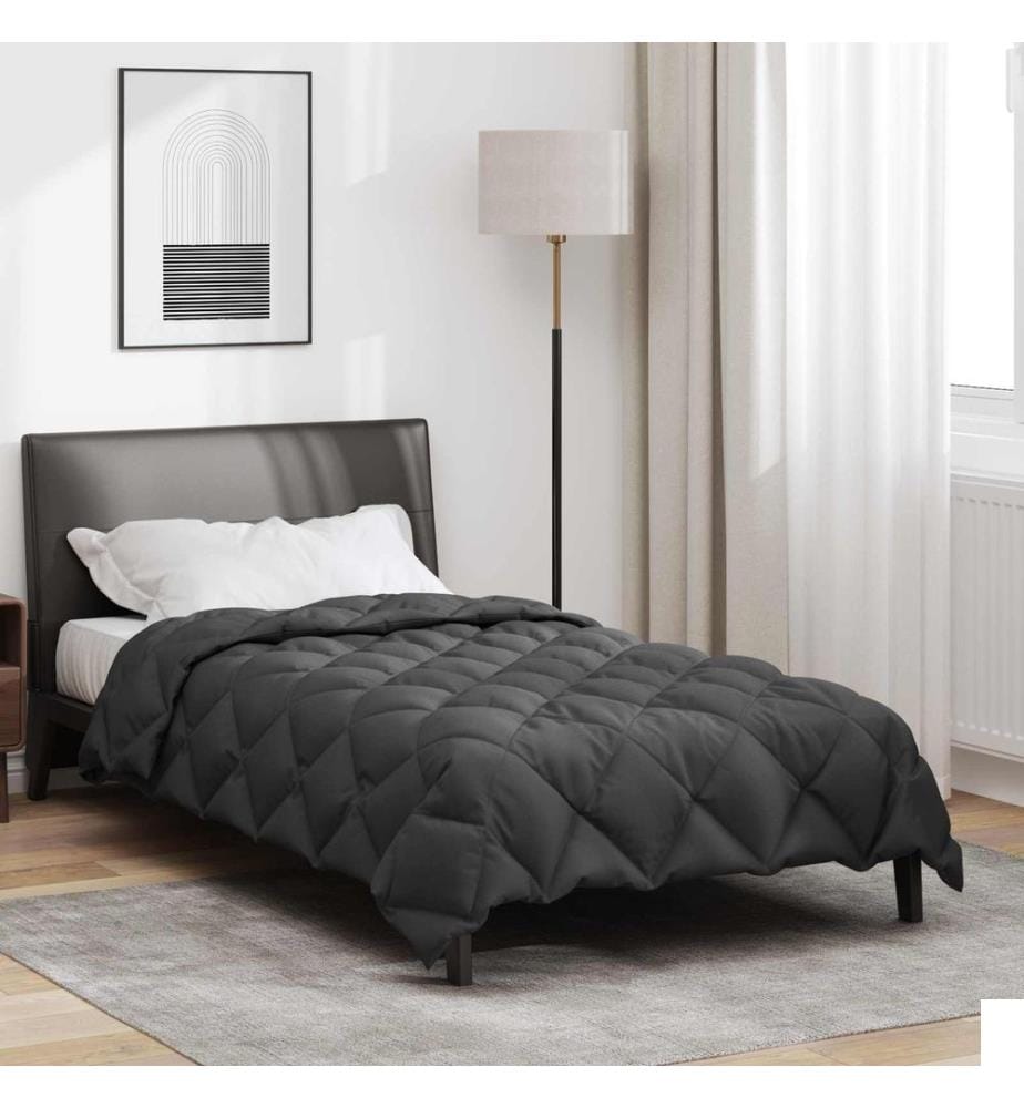 Duvet d'hiver Anthracite 200 x 140 cm Microfibre