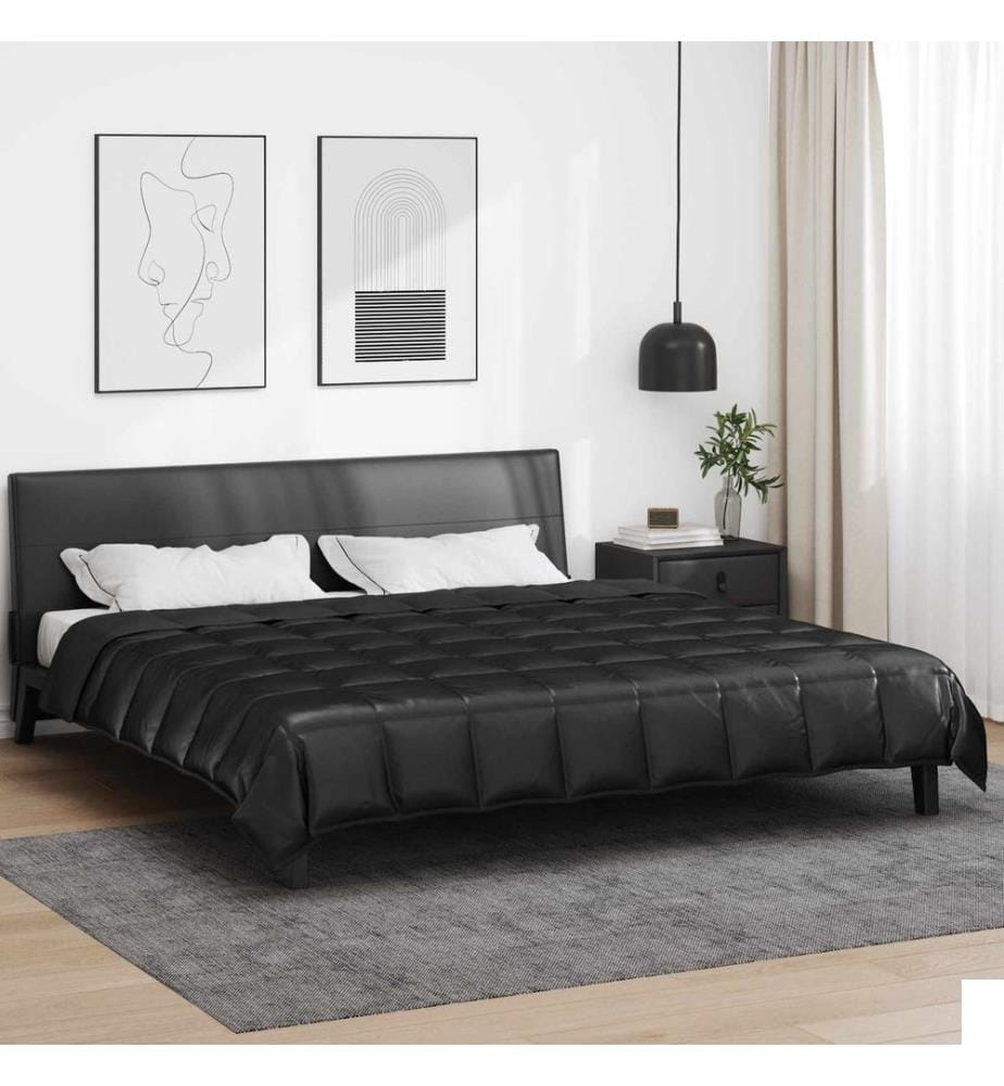 Duvet complet toute l'année Noir 240 x 260 cm
