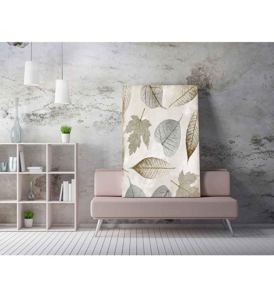 Peinture décorative sur toile, multicolore, 50% polyester - 50% coton, cadre en bois